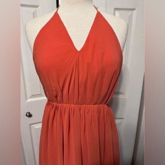 Coral gown, size 4 - Picture 3 of 3